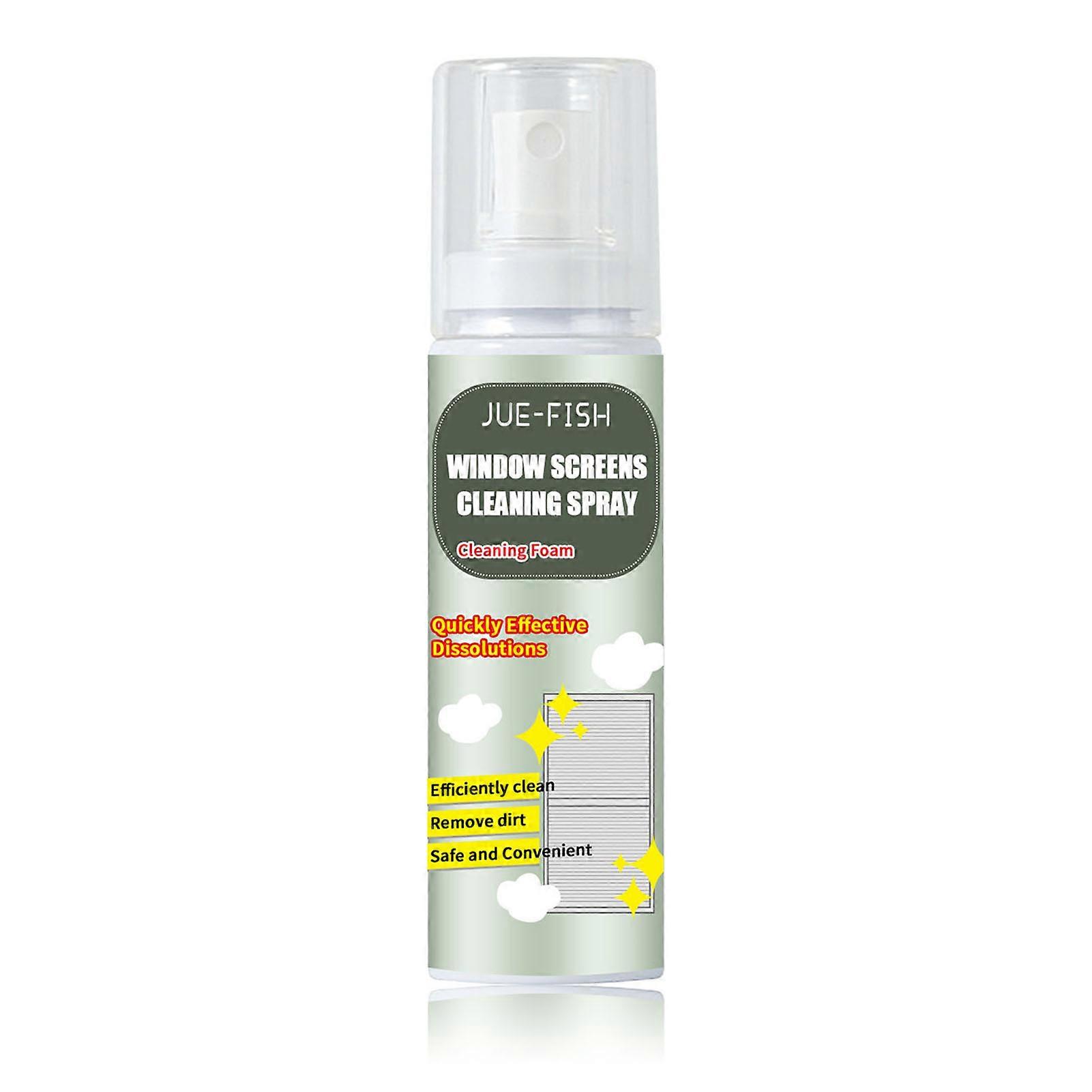 100ml Window Cleaning Spray Lemon Fragrance Window Washing Mist Spray for Window Mesh