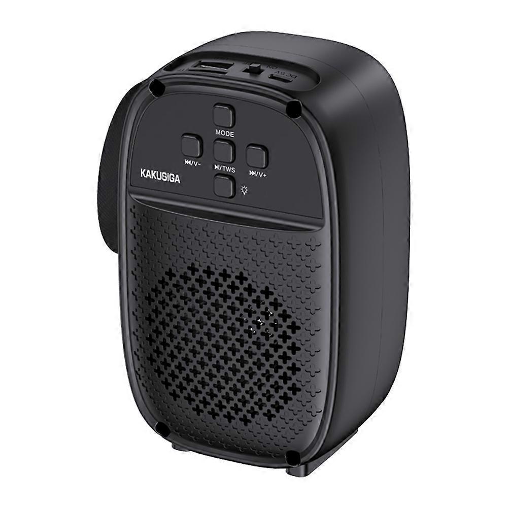 Portable Bluetooth-Compatible Speaker Wireless Music Player LED Colored Light Loudspeaker