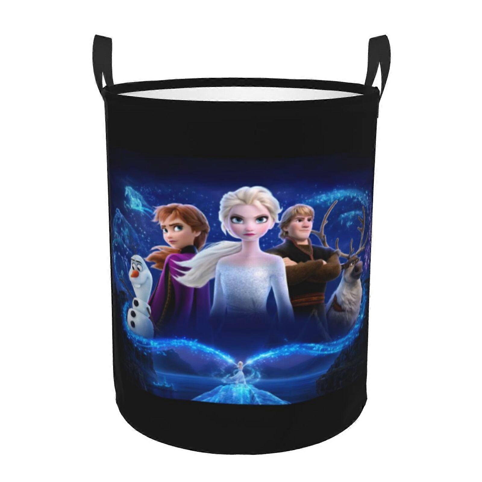 Gefrorener Elsa-Wäschekorb, zusammenklappbarer Wäschekorb, Schmutzwäschekorb, wasserdichter Wäschekorb, faltbarer Waschkorb -SYS26166