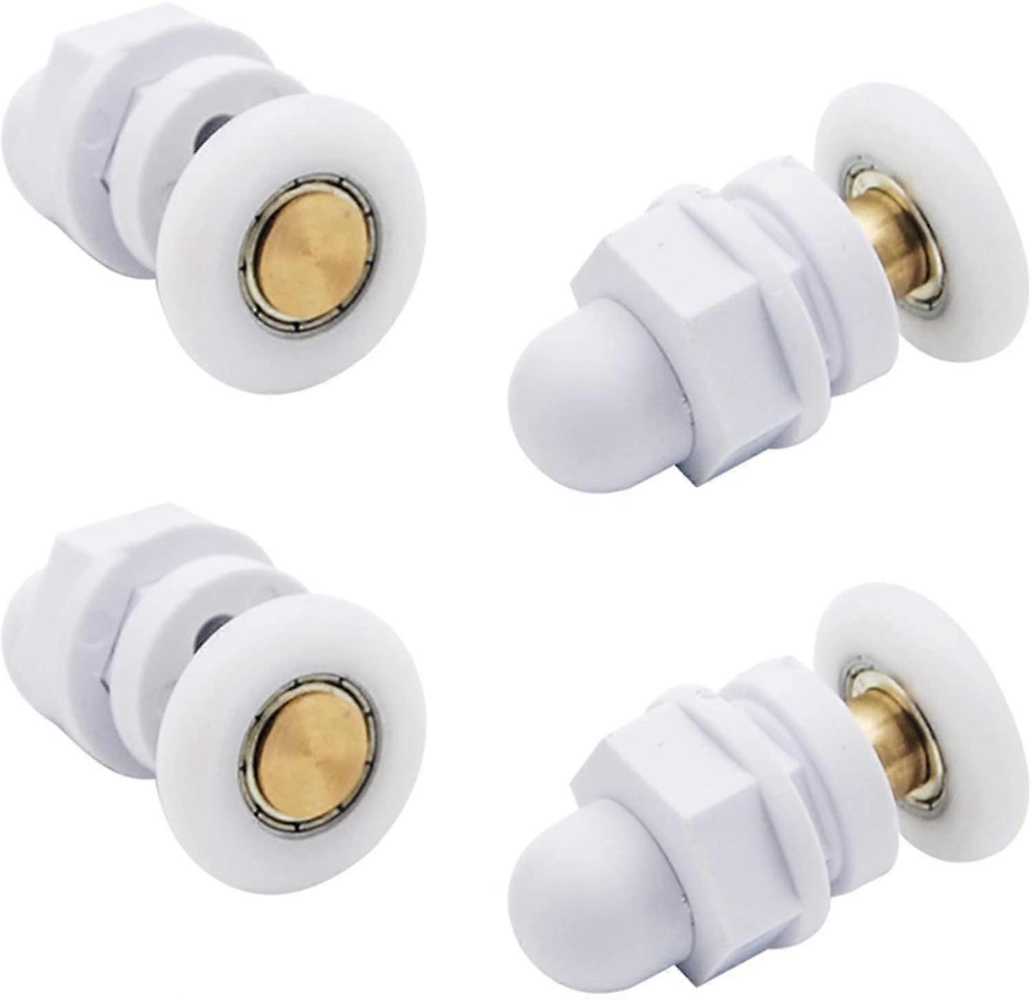 Shower Door Sliding Casters, Durable, Waterproof And Rust-proof (pack Of 4)