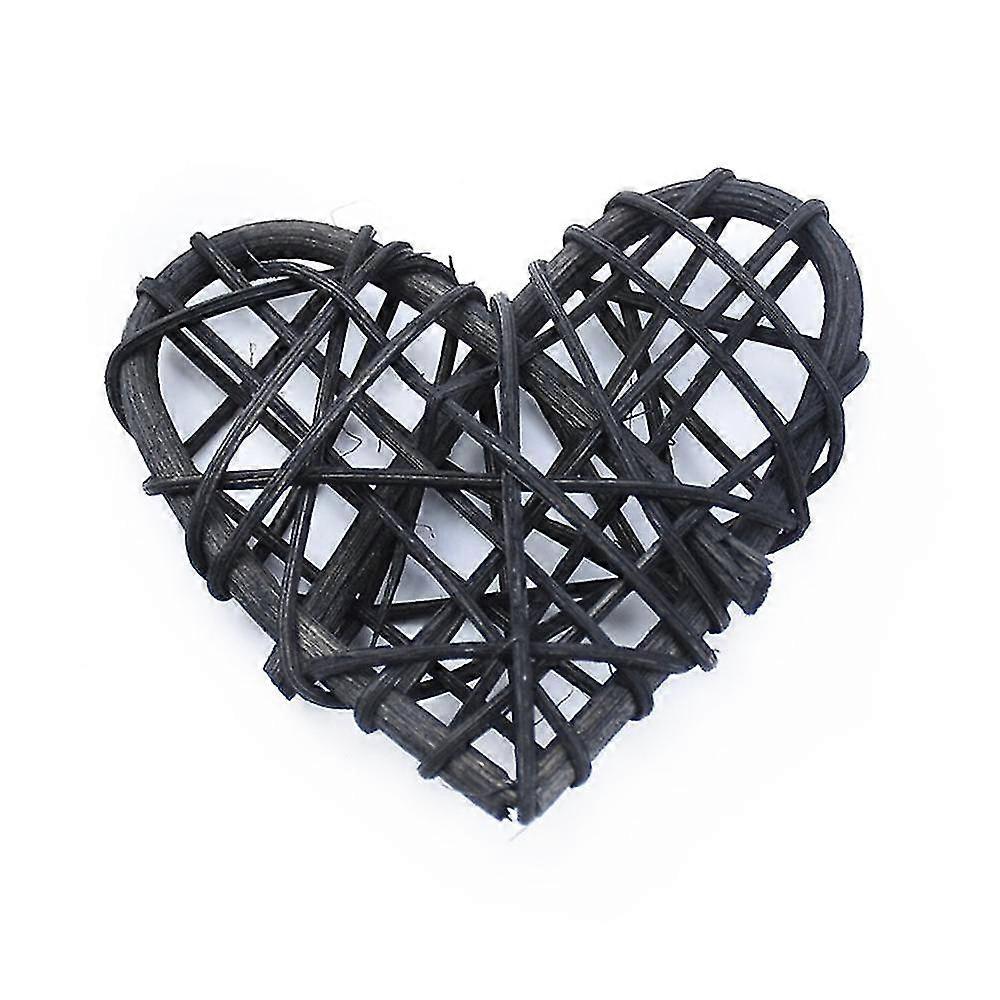 Diy Straw Ball Heart Shape Hanging Accessories Artificial Rattan Ball Home