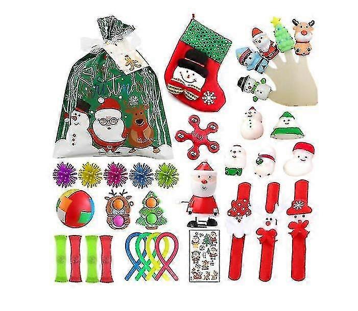 jule sensorisk trykkavlastning leketøy sett 36 stk-1 a