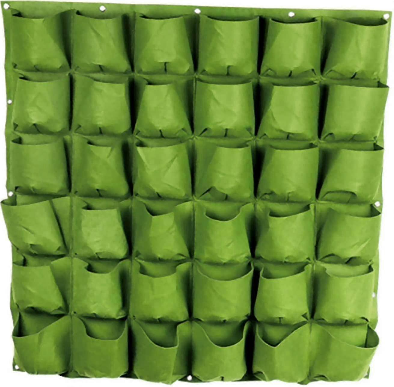 Wall Mounted Hanging Plant Bags With 36 Pockets