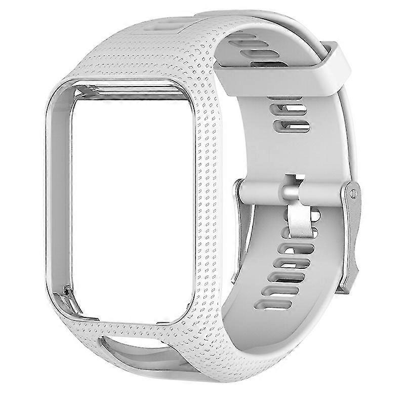 Silikon erstatning klokkerem Armbånd stropp for TomTom 2 3-serie Runner 2 3 Spark-serien Golfer 2 Adventurer GPS-klokke