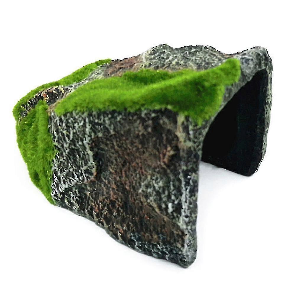 Reptiles Habitat Decoration Hiding Cave Fish Turtle Tank Basking Ornament