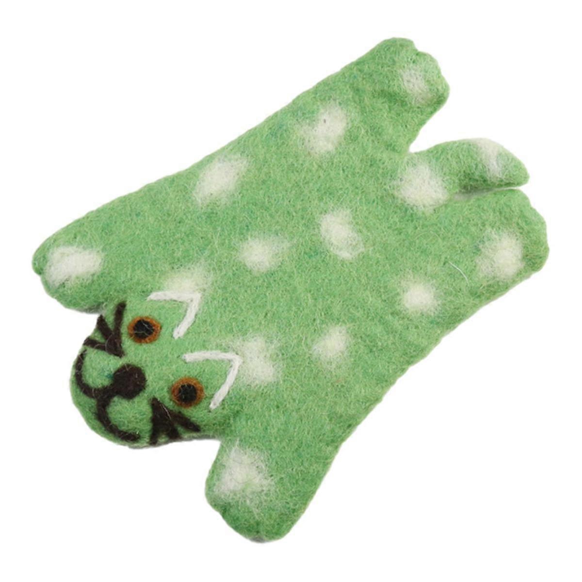 2PCS Handmade Wool Felted Animal Coasters Cute & Adorable Drink Coasters Reusable Water Absorbent f