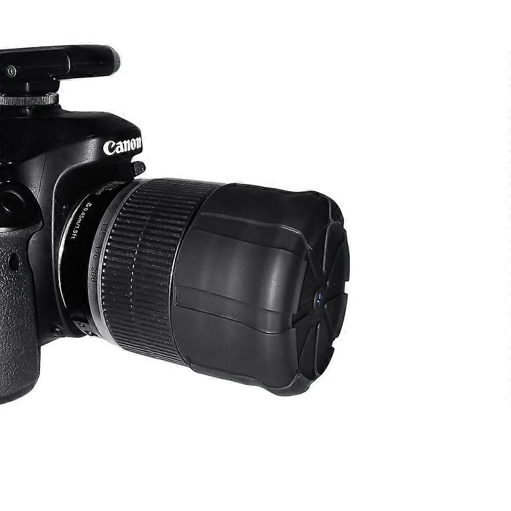 Protect Silicone Waterproof DSLR Lens Scratch Proof Lens SLR Cap Black