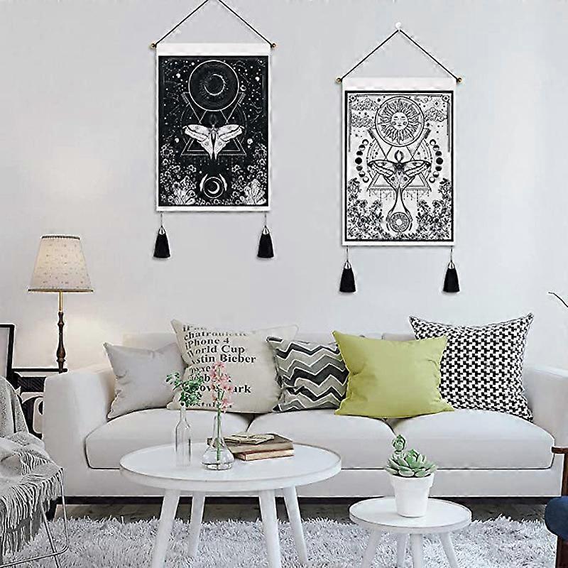 2  Pack Sun and Moon Tapestry