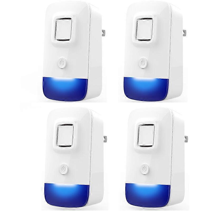 4 Pack Ultrasonic Mosquito Repellent Rat and Cockroach Repeller Safe and Non-Toxic