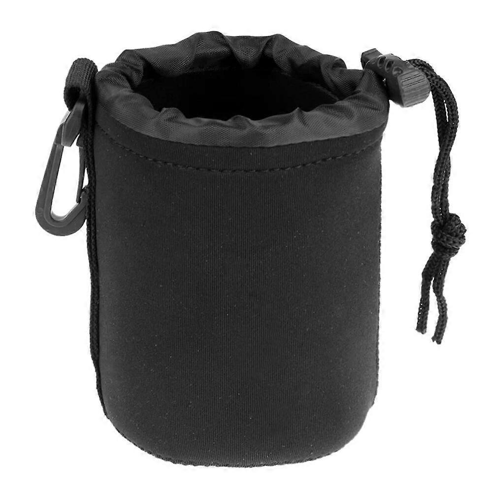 Waterproof Soft Neoprene Camera Lens Pouch Bag Drawstring Protector Case