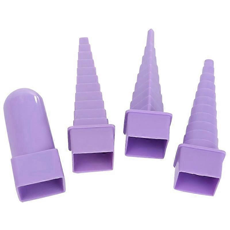 4Pcs/Set Paper Quilling Border Bobbin Plastic Tower DIY Quilled Crafts Tool