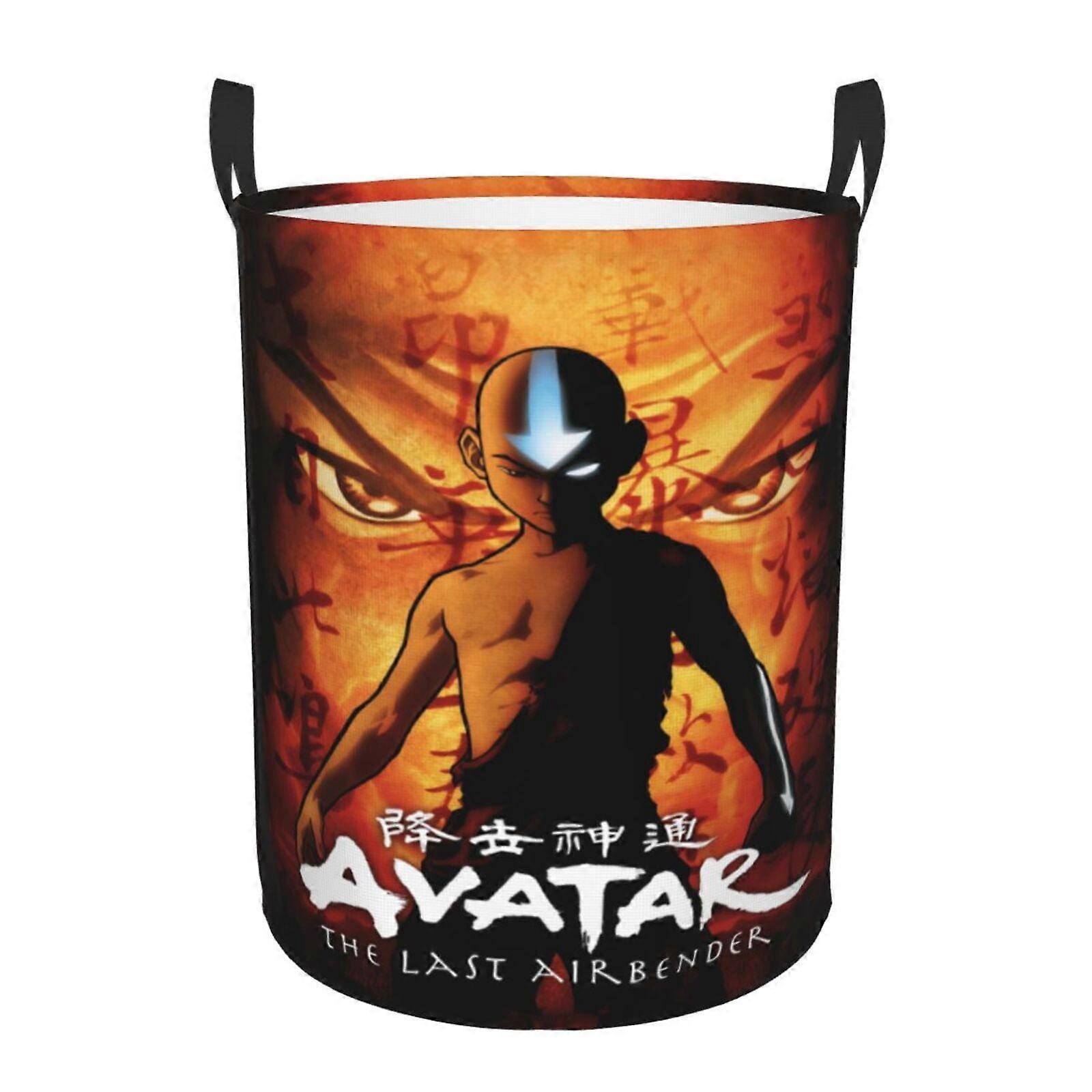 Avatar The Last Airbender 3d Grafische Vlam Wasmand Brand Vlam Kleding Hamer Opslag Met Handvat-SYS28792