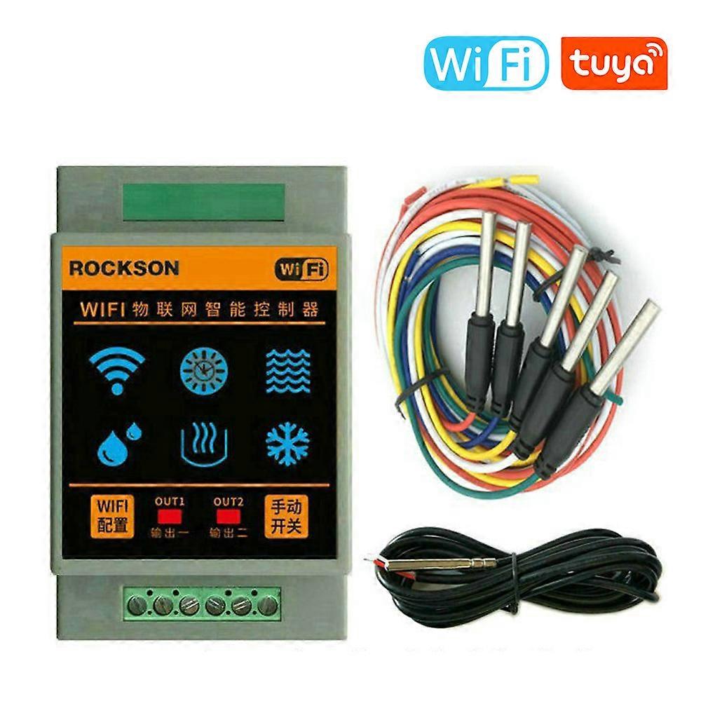 WiFi Water Level Temperature Controller Timing Setting Thermostat water level temperature controller with Limit Alarm