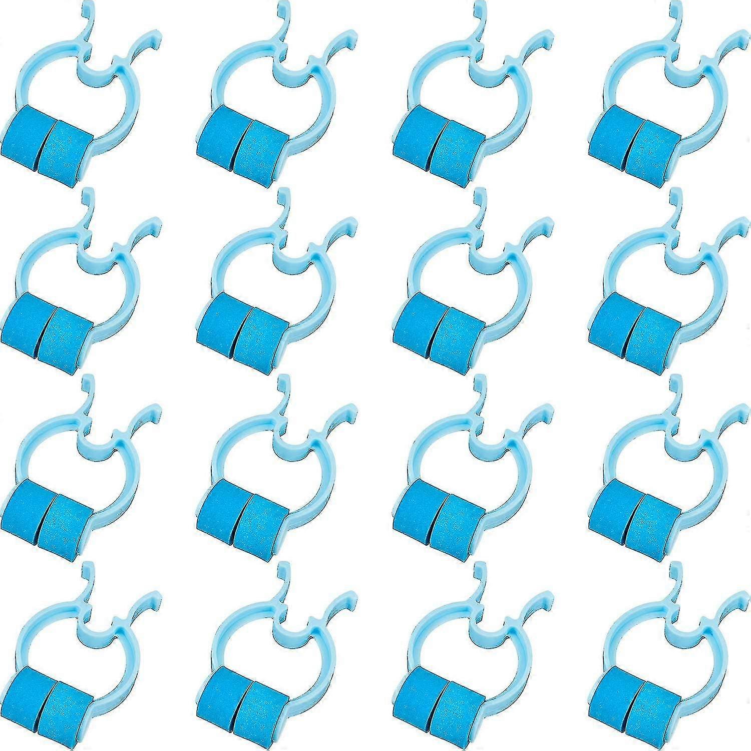 16 Pieces Nose Stop Clips Nose Nasal Stopper Clips Plastic Foam Nose Clips For