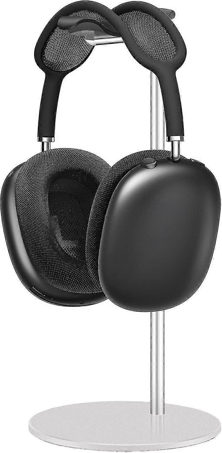 Headphone Stand Aluminium, Headset Holder With Solid Base For Desk(silver)