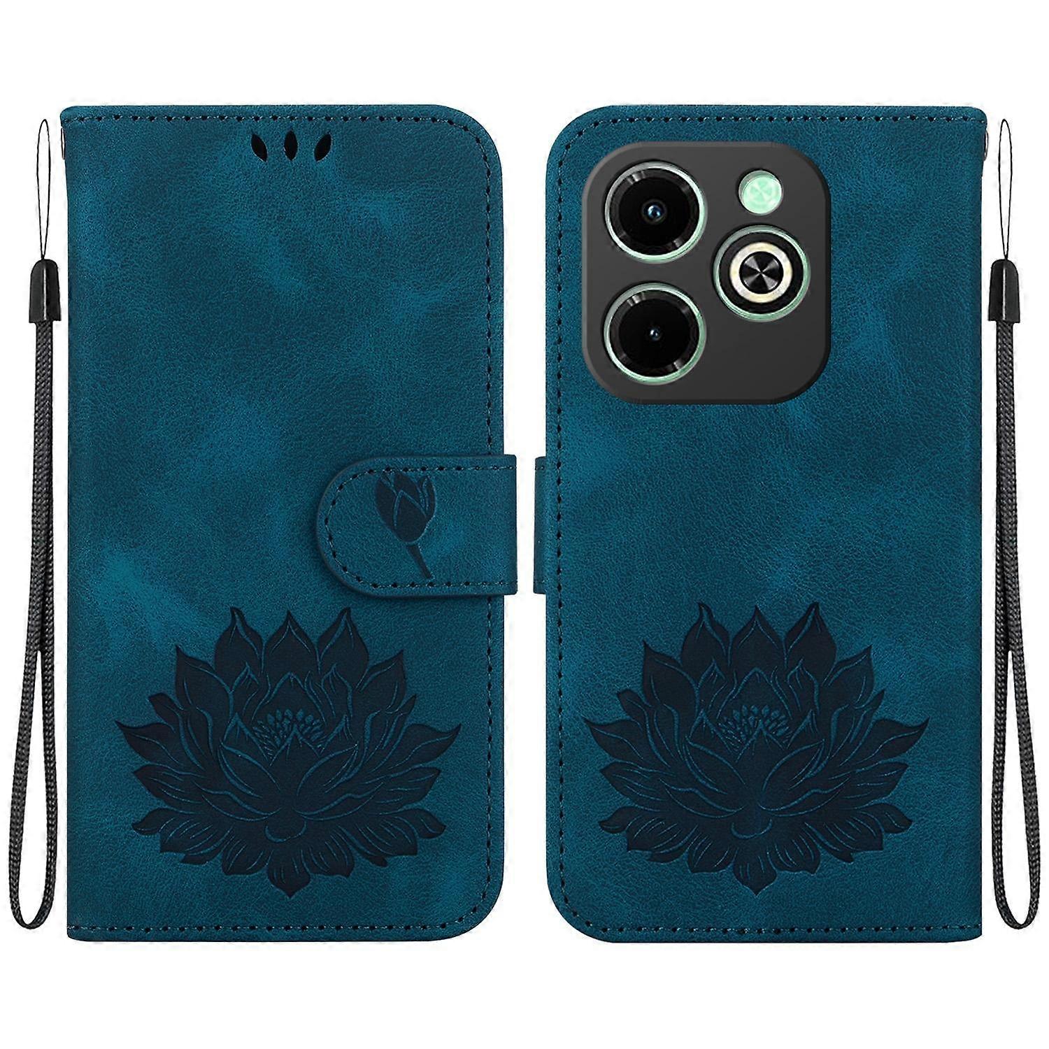 Lotus Leather Case For Infinix Hot 40i
