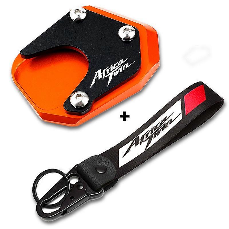 עבור הונדה אפריקה טווין 750 XRV XRV750 RD07 XRV 750 אביזרי אופנוע קיקסטנד רגל צד מעמד מאריך כרית הגדלה