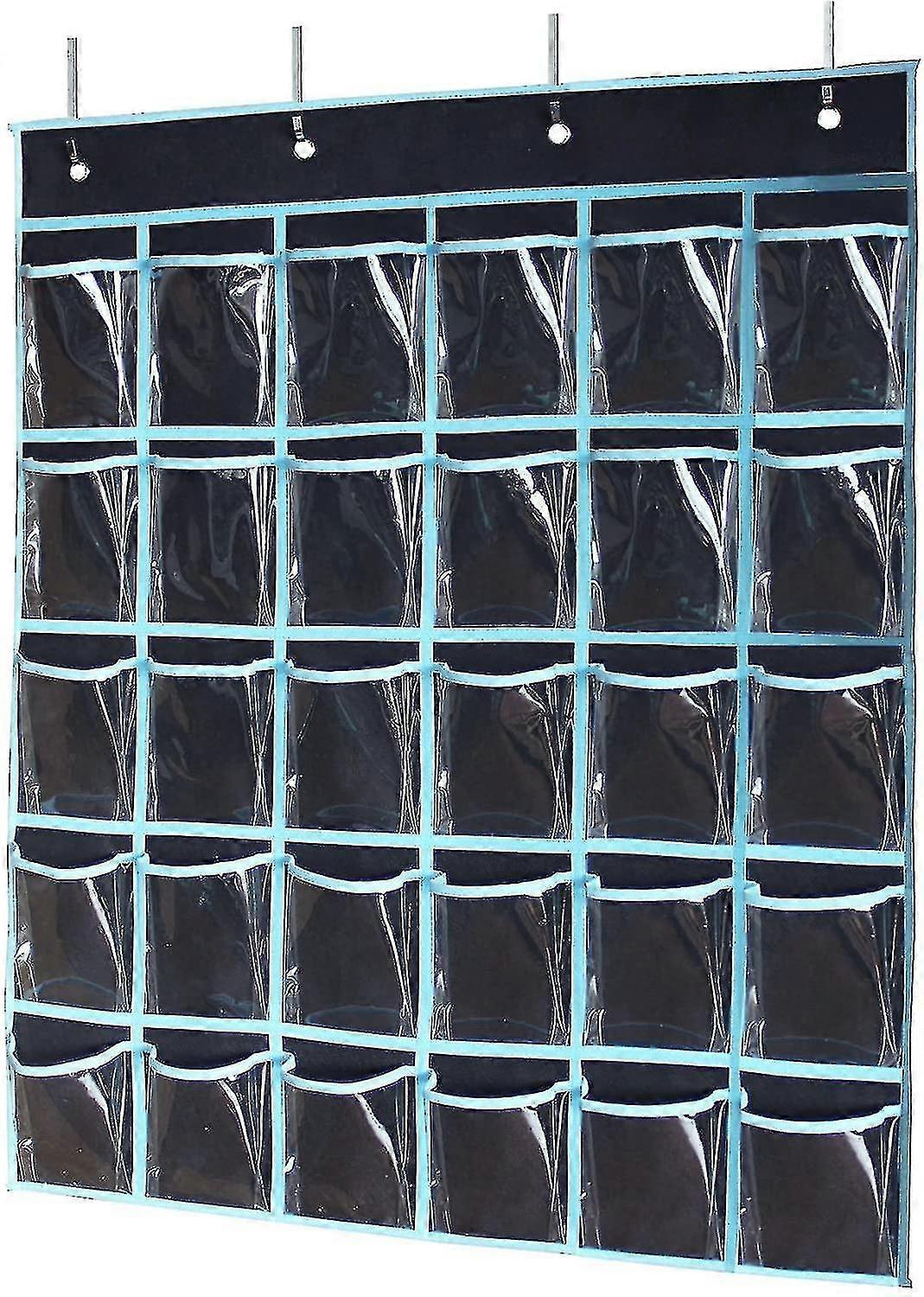 Classroom Pocket Chart For Cell Phones Calculators, 9/20/30/36 Clear Pockets