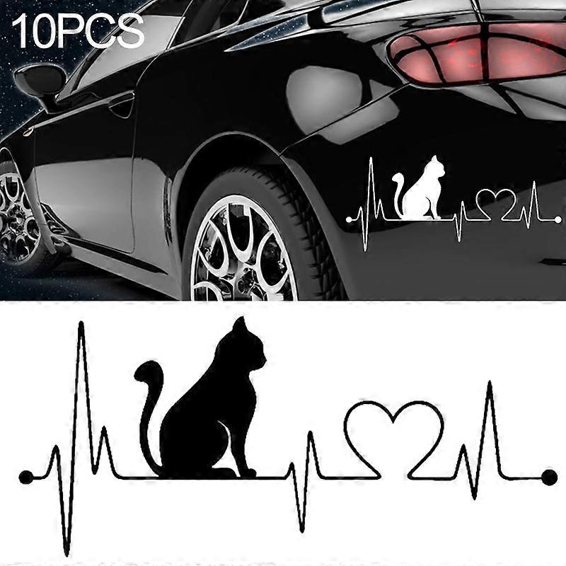 10 PCS Vinyl Decal Creative Car Stickers