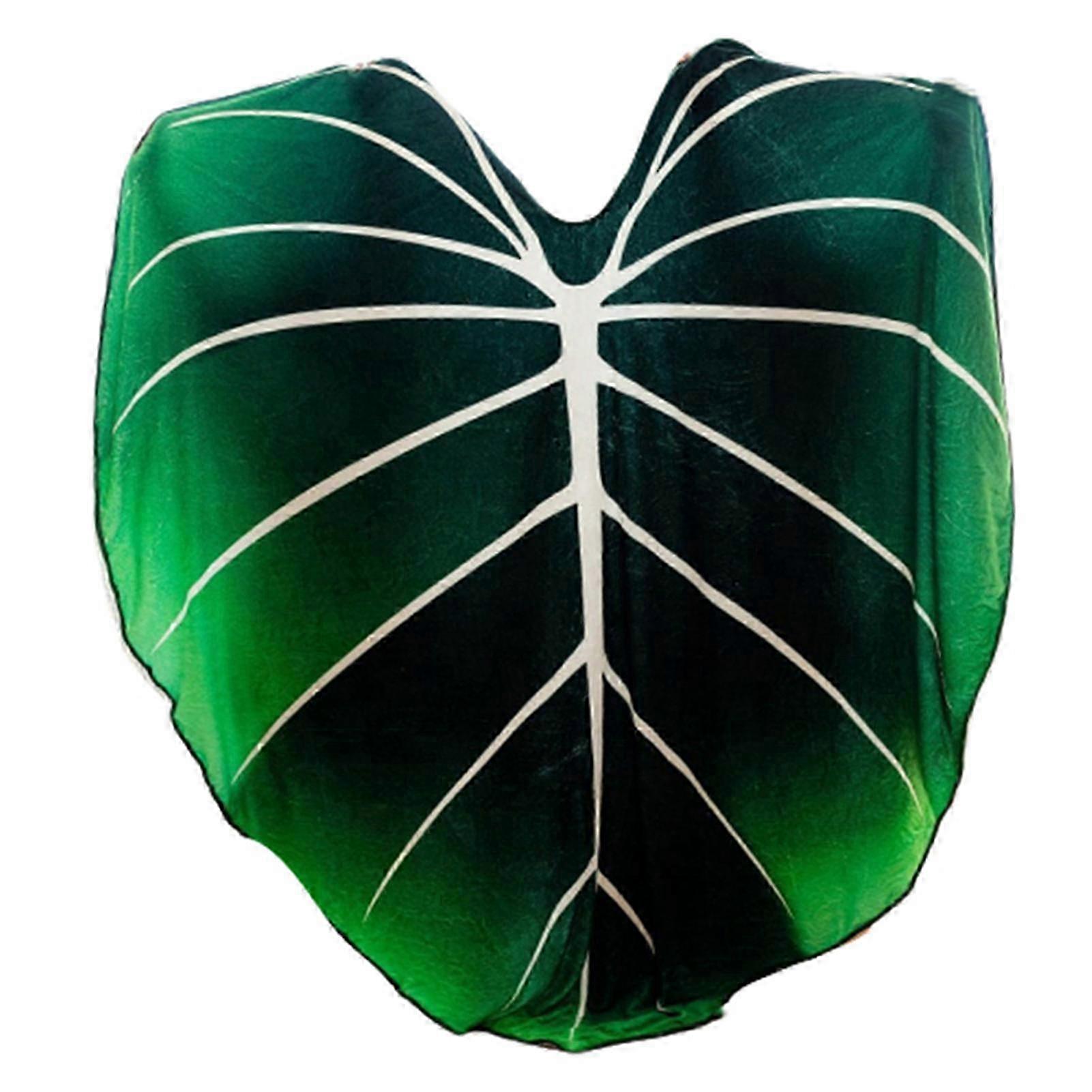 Creative Philodendron Gloriosum Design Blanket Simulation Leaf Plush Blanket