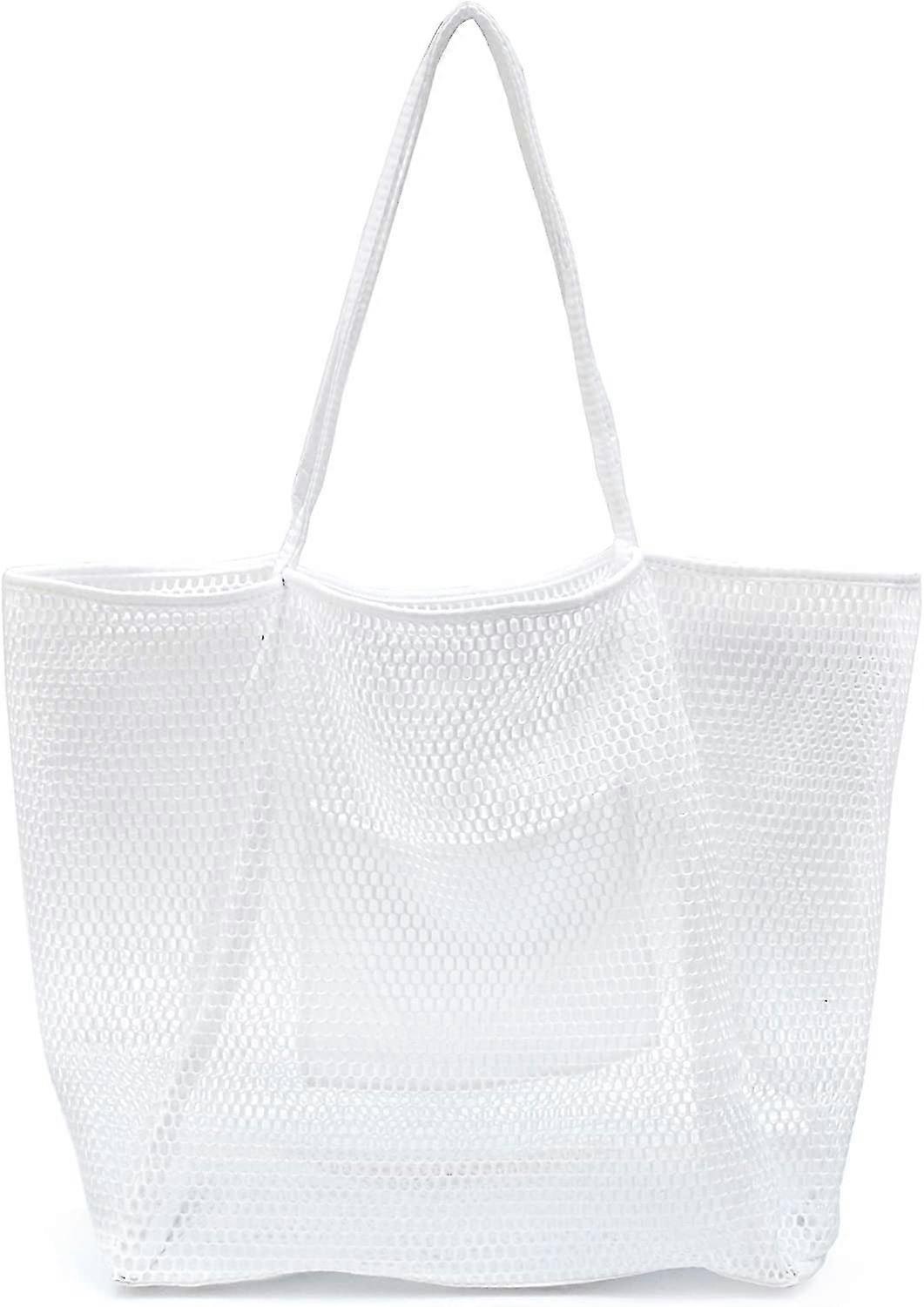 Mesh Beach Tote Womens Shoulder Handbag