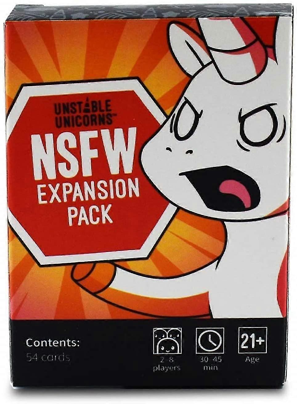 Unstable Unicorns Not Safe For Work (nsfw) Expansion Pack - Designed To Be Added To Your Unstable Unicorns Card