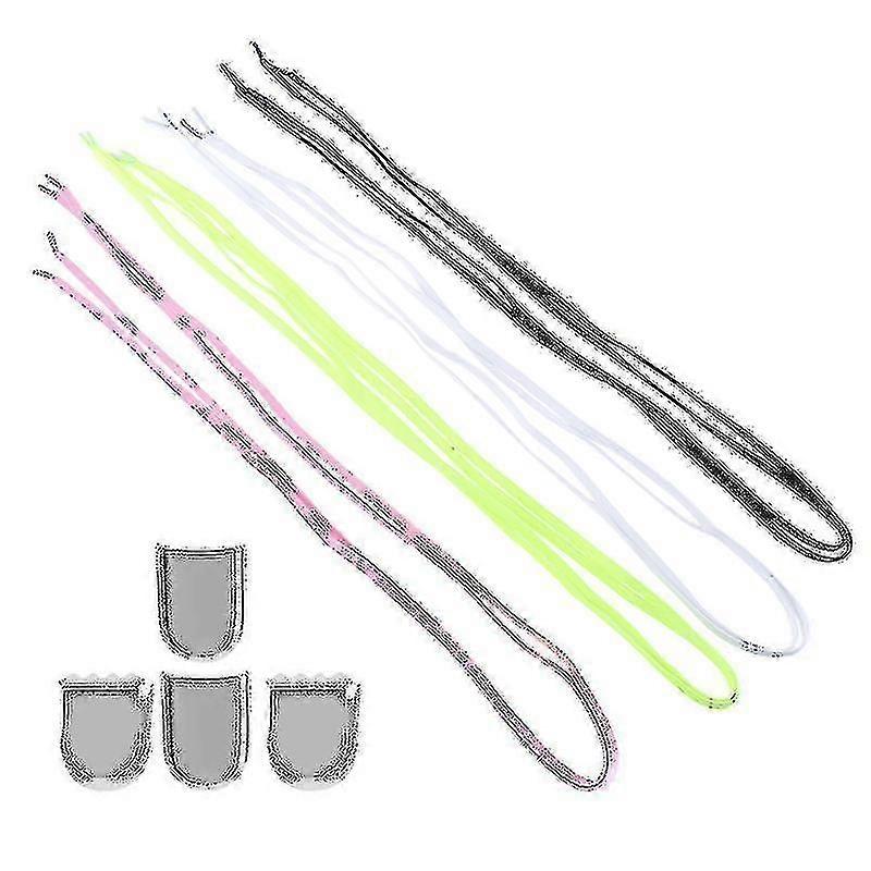 100x0.6cm Unisex Shoelaces 1 Set Of Lazy People Shoelaces Tie-free Elastic Shoelaces Flat Laces For-1