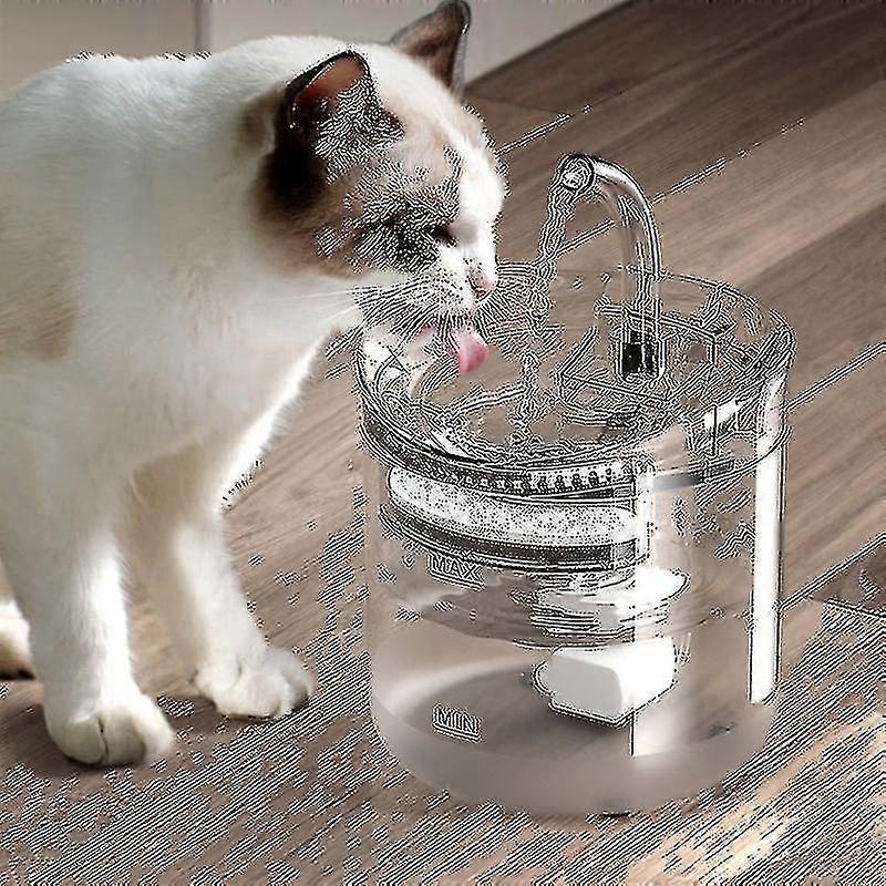 Automatic Cat Drinking Fountain 2l Puppy Cat Drinking Fountain