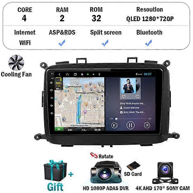 Android 12 For Kia Carens 2013 2014 2015 2016 2017 2018 Car Radio Multimedia Video Player Navigation GPS Autoradio Audio Auto BT