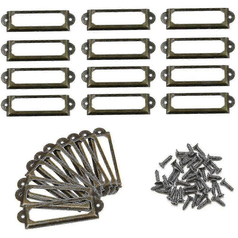 50pcs Label Frame H Case Shelf Er Cabinet Iron Label Frame