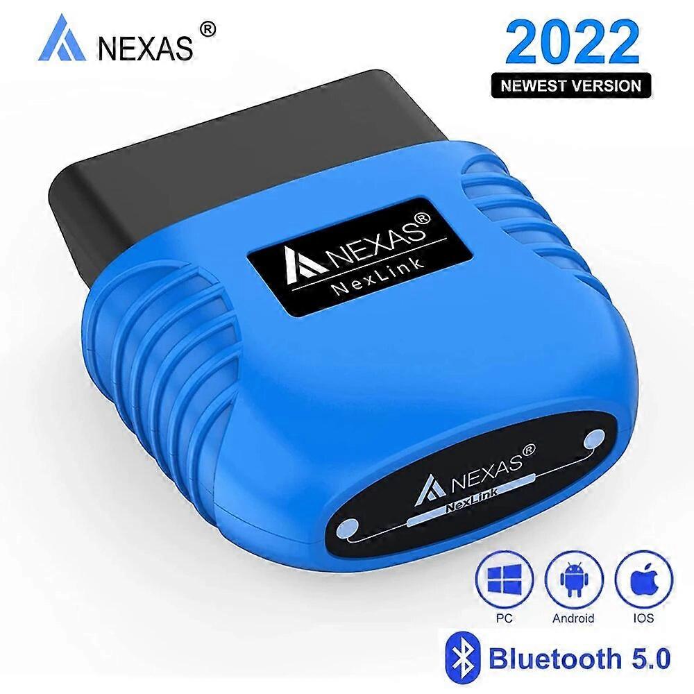 NEXAS NexLink Bluetooth 5.0 OBD2 EOBD Diagnostic Scanner for iOS Android Windows Fault Code Reader  Diagnostic Scan Tool