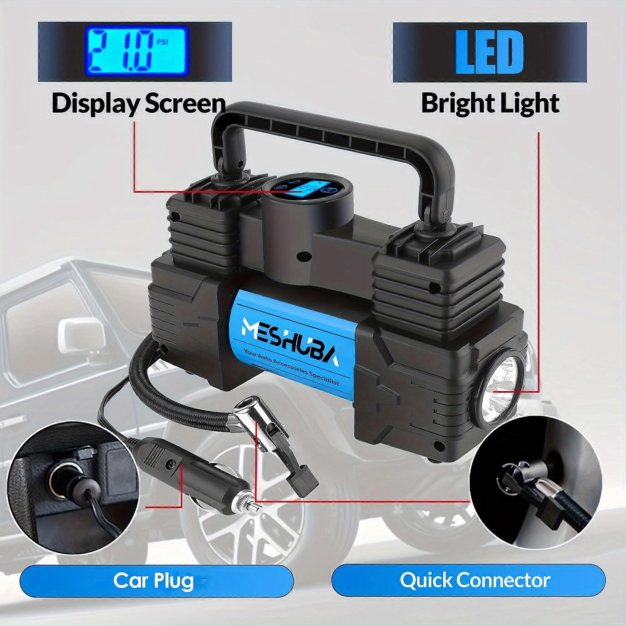 150PSI Portable Tire Inflator – Fast Air Compressor For Car, Bike, Ball & Motor With Digital Gauge - View #5