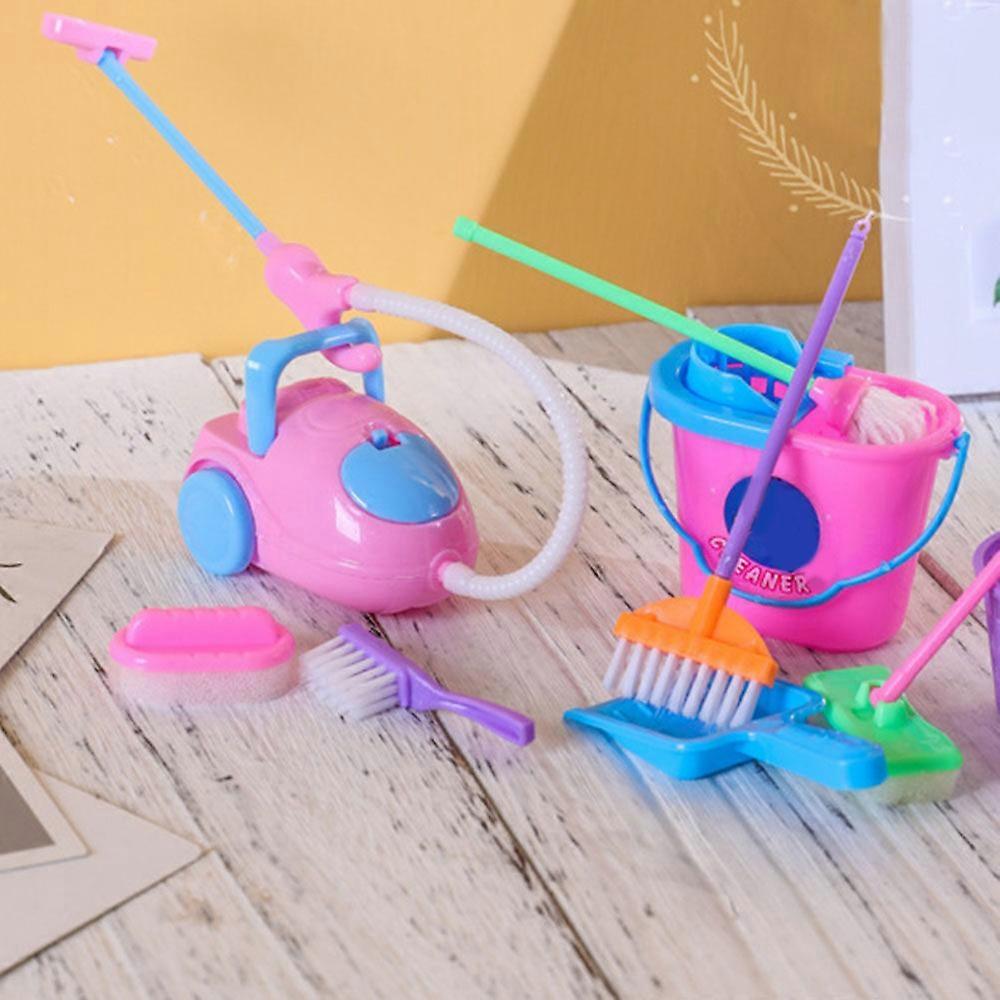 子供は家事をするおもちゃ9キッチン家庭用掃除ツール床ほうきおもちゃで遊ぶふりをする