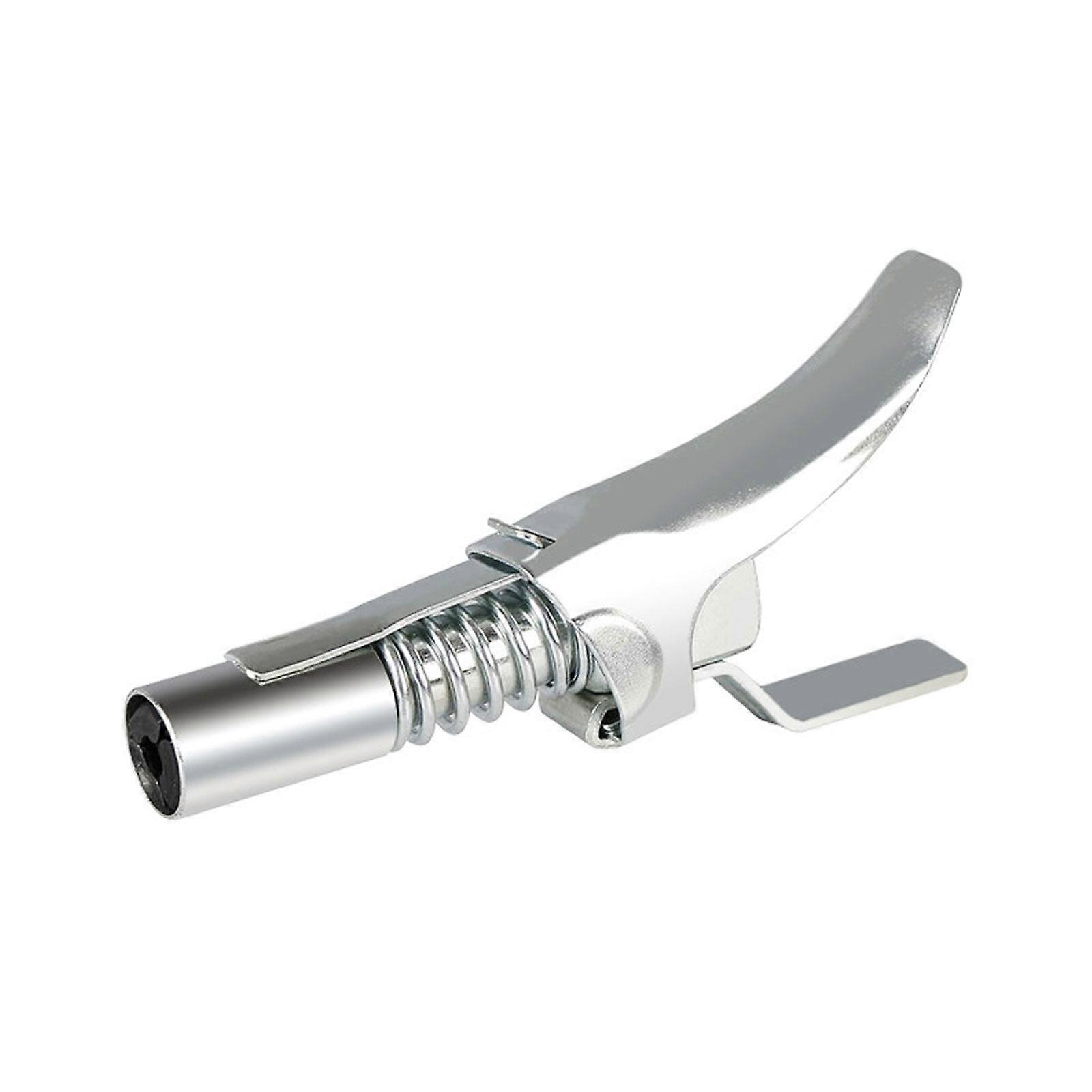 New,Locking Pliers Grease High Pressure Double Handle Grease Gun Self Locking Silver