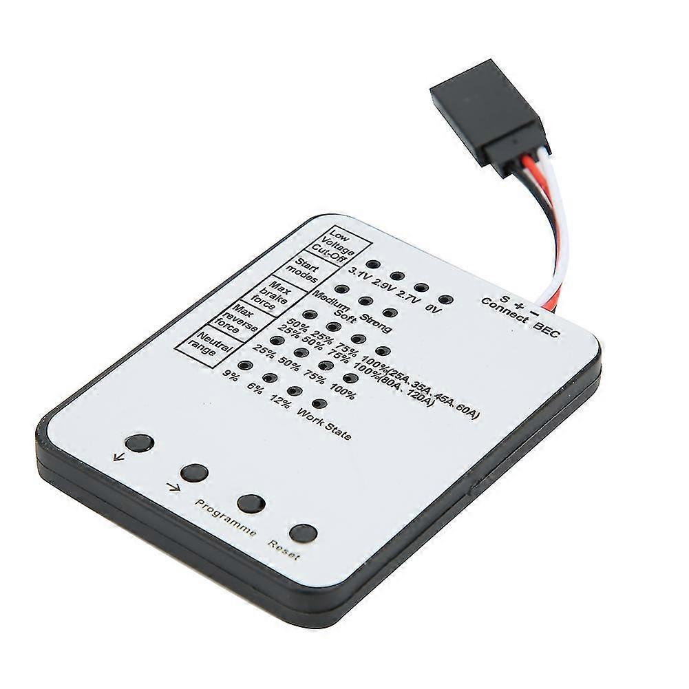 LED Program Card for SURPASS HOBBY RC Car Accessories - A1 Version (Black White)
