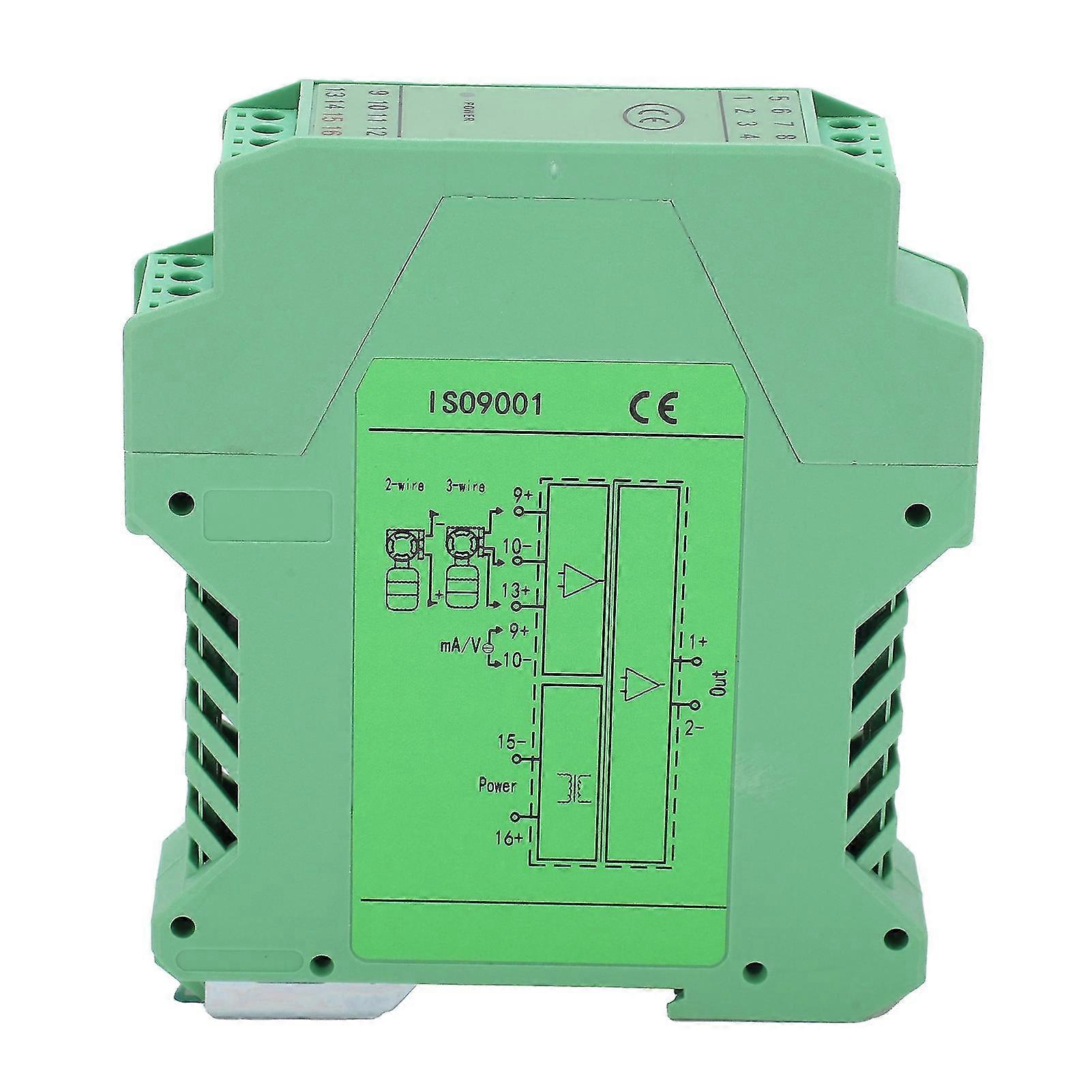 1. DC Signal Isolator 1 in 1 Out - Current Voltage Distribution Transmitter Rail Mount
