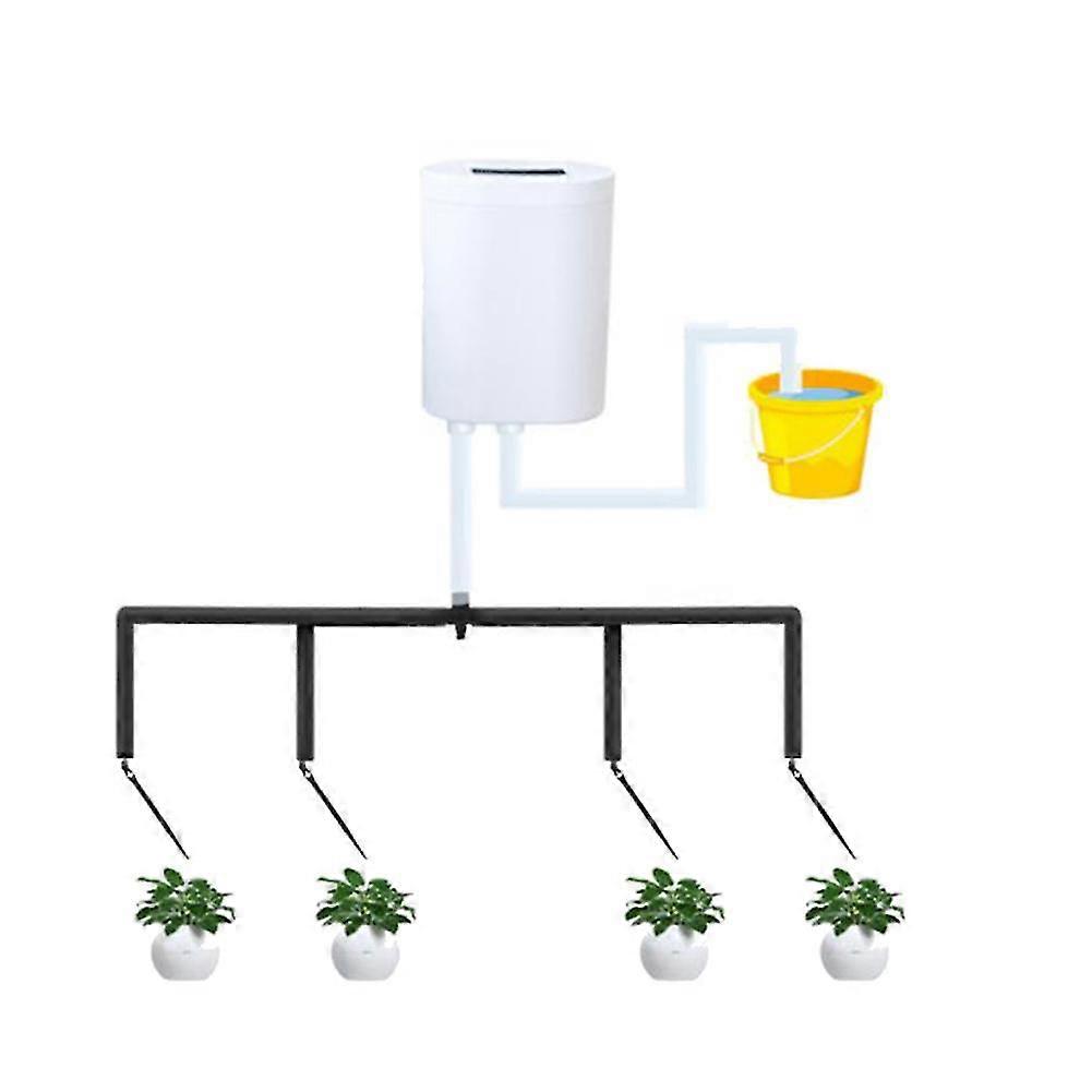 4 Head Pump Timer System Outdoor Automatic Watering Pump Controller Flowers Plants Home Sprinkler Drip Irrigation Device