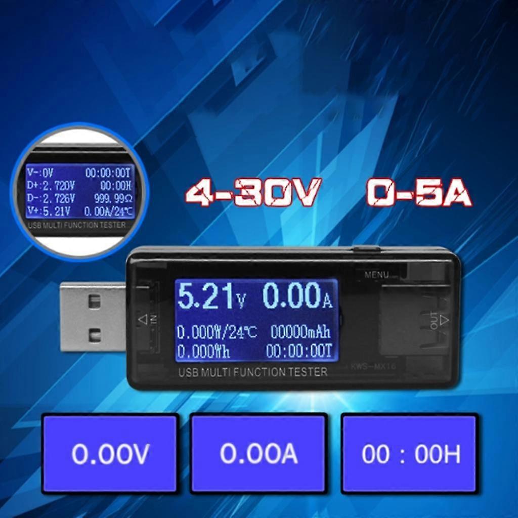 Mini Volt Current Meter With LCD Display With USB Multifunction Charge