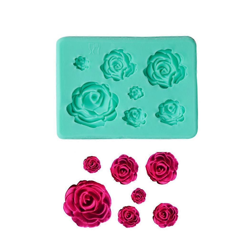 DIY Rose Flower Shape Baking Mold Birthday Cookie Tools Cake Decorating Tools