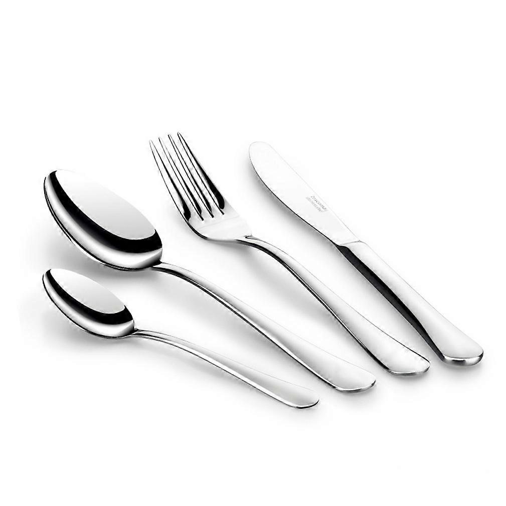 4pcs Cutlery Set Tableware Tableware Spoons Fork Knife Silver Stainless Steel