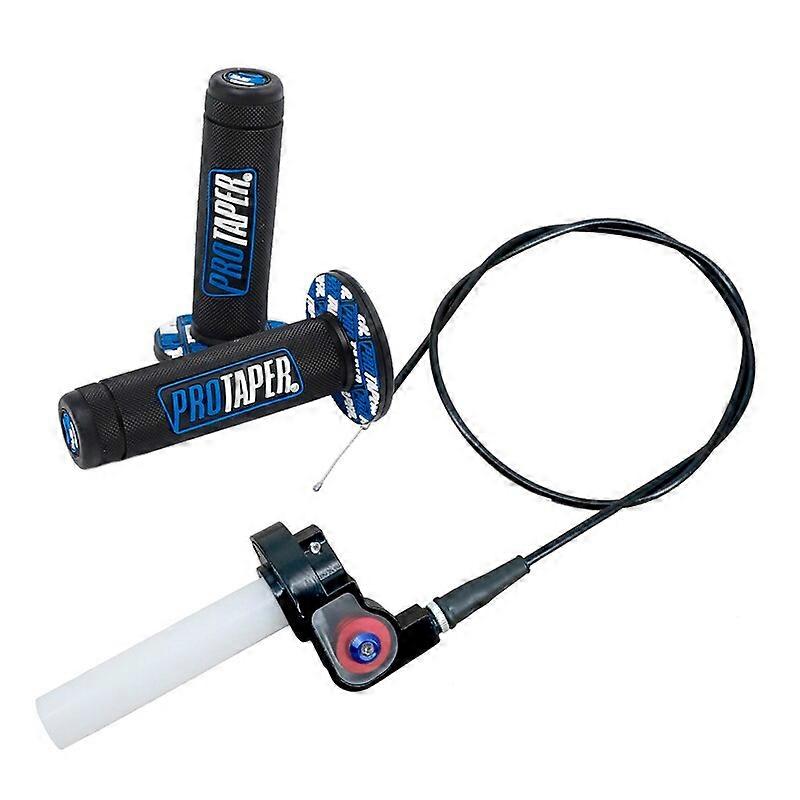 Motorcycle 1/4 Quick Turn Throttle Settle 1200MM Throttle Cable With Grips For PRO TAPER Handlebar Dirt Pit Bike Motocross Parts Motorcycle Elbow & Wr
