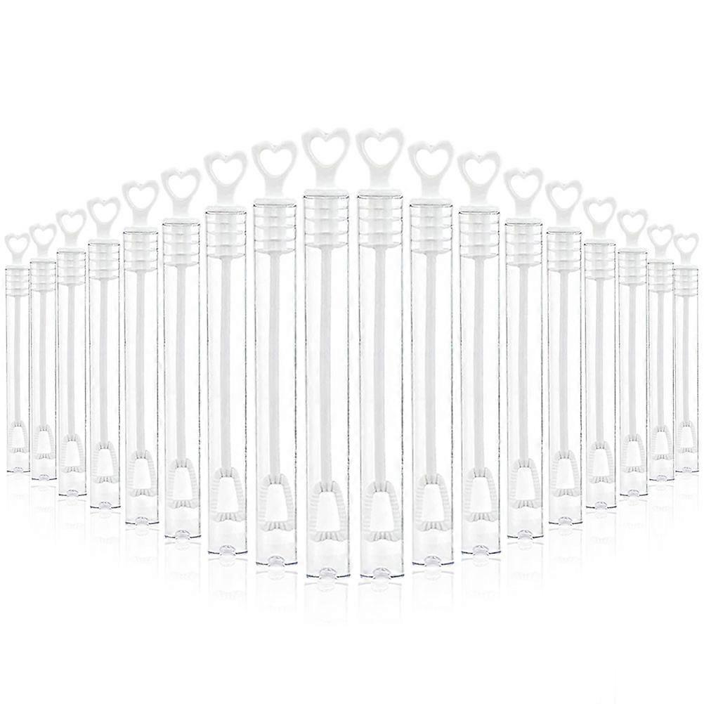 18pcs Empty Bubble Wands Bottle Refillable Bubble Wands Tube Bubble Making Wands