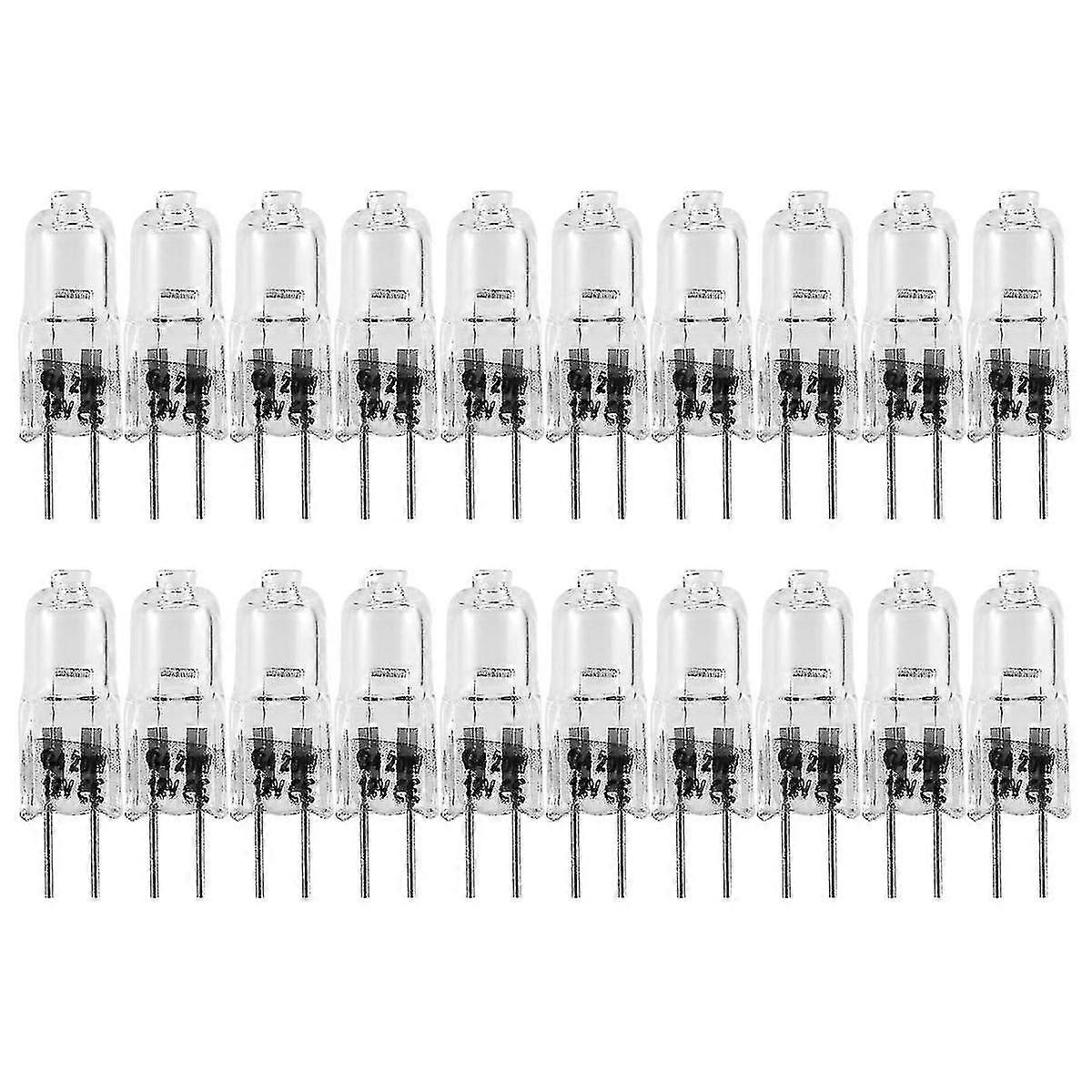 20 Pcs G4 Halogen ,20w 12v Halogen Light 2 Pin Clear Lamp Bulb,for Cooker Lighting,signal Lights,tr