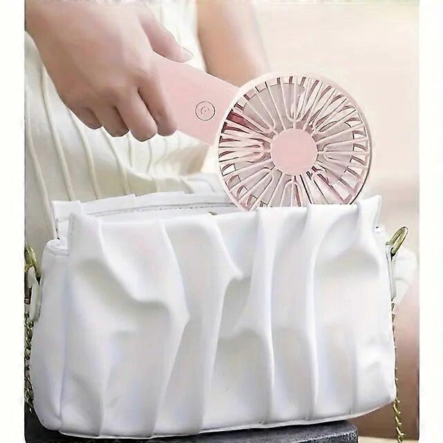 Powered Hand Fans 1PC-Rechargeable Portable Mini USB Fan - Enjoy Silent, Large Wind Outdoors!