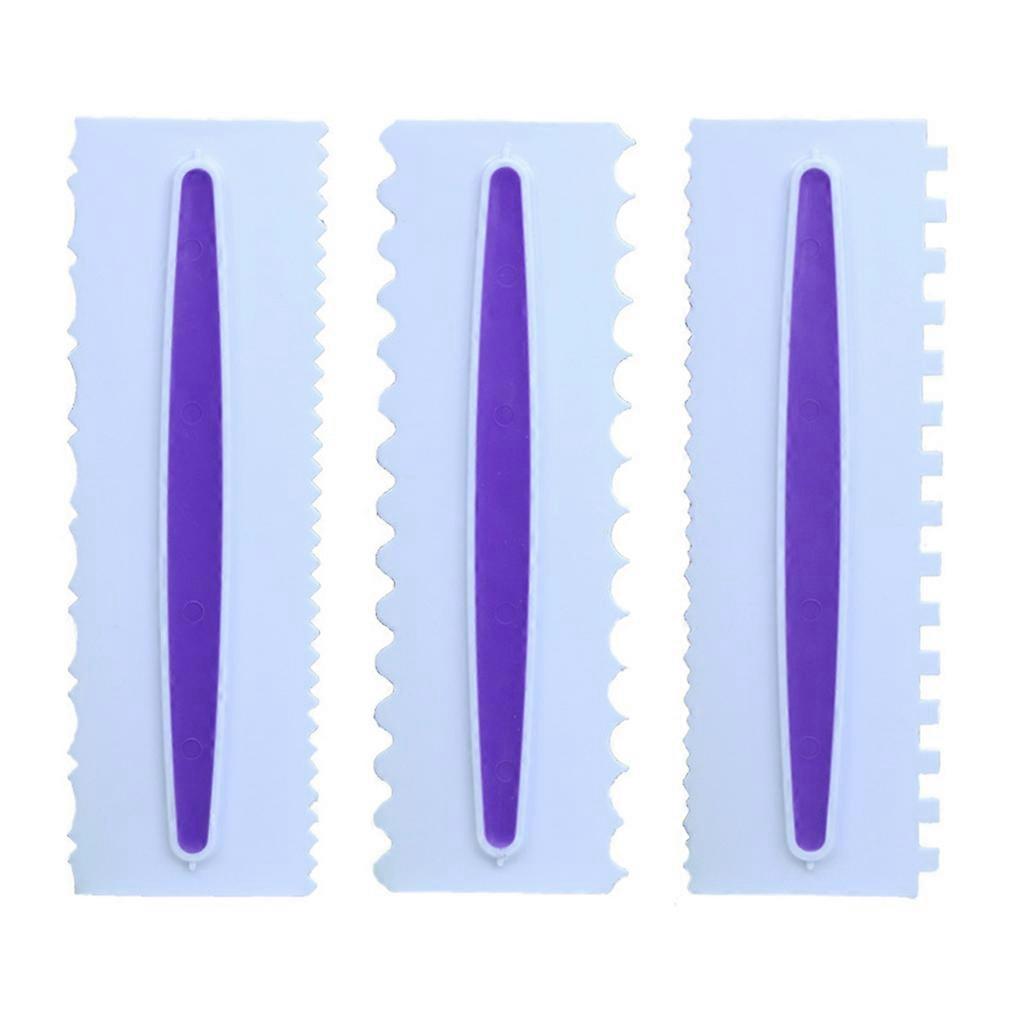 3 Pieces Cake Scraper Kitchen Baking Tool Improve Cake Decorating Skills