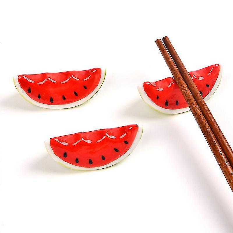 Ceramic Chopsticks Rest Watermelon (3 Pieces) Betterlifefg