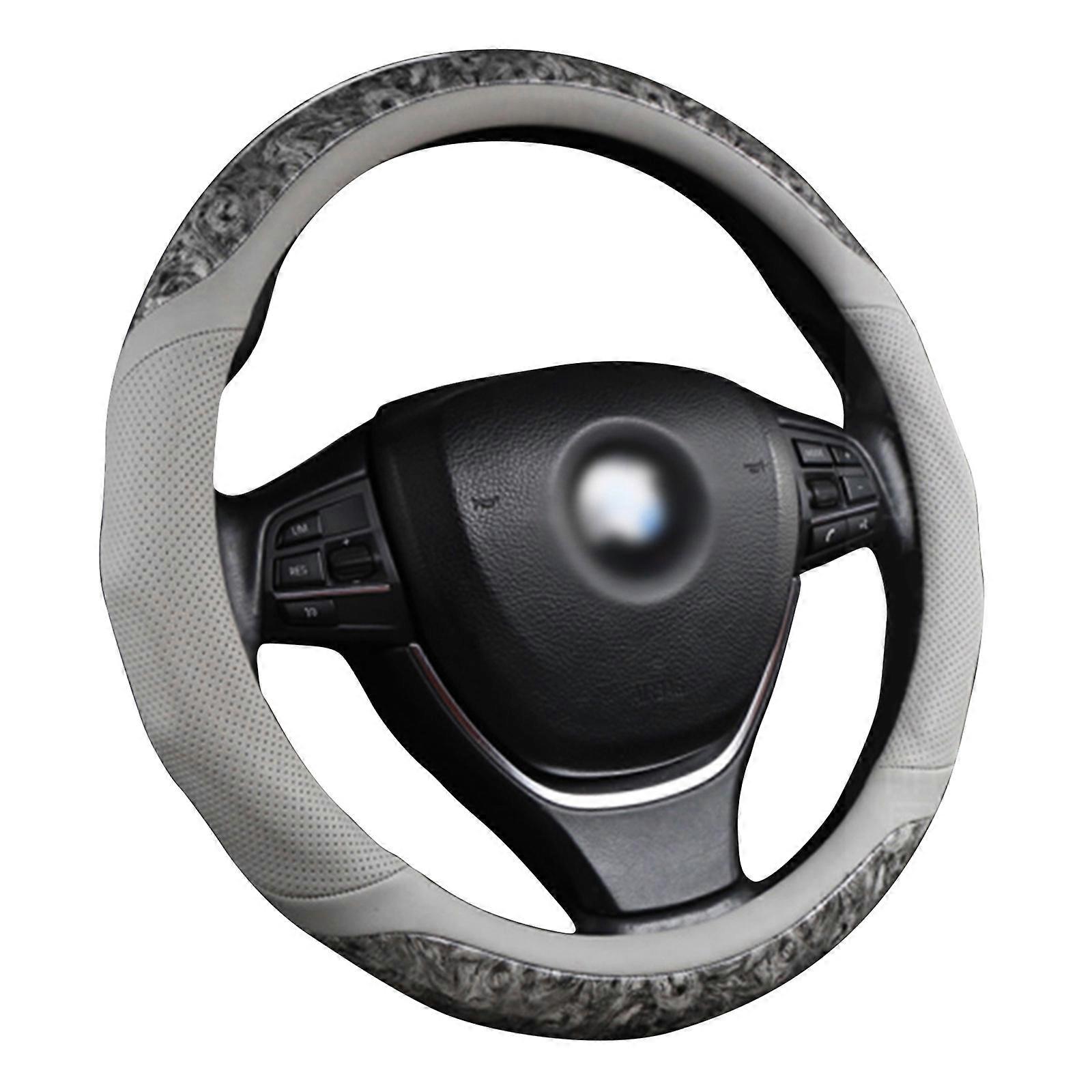 Car Styling Steering Wheel Cover Skidproof Comfortable Artificial Leather
