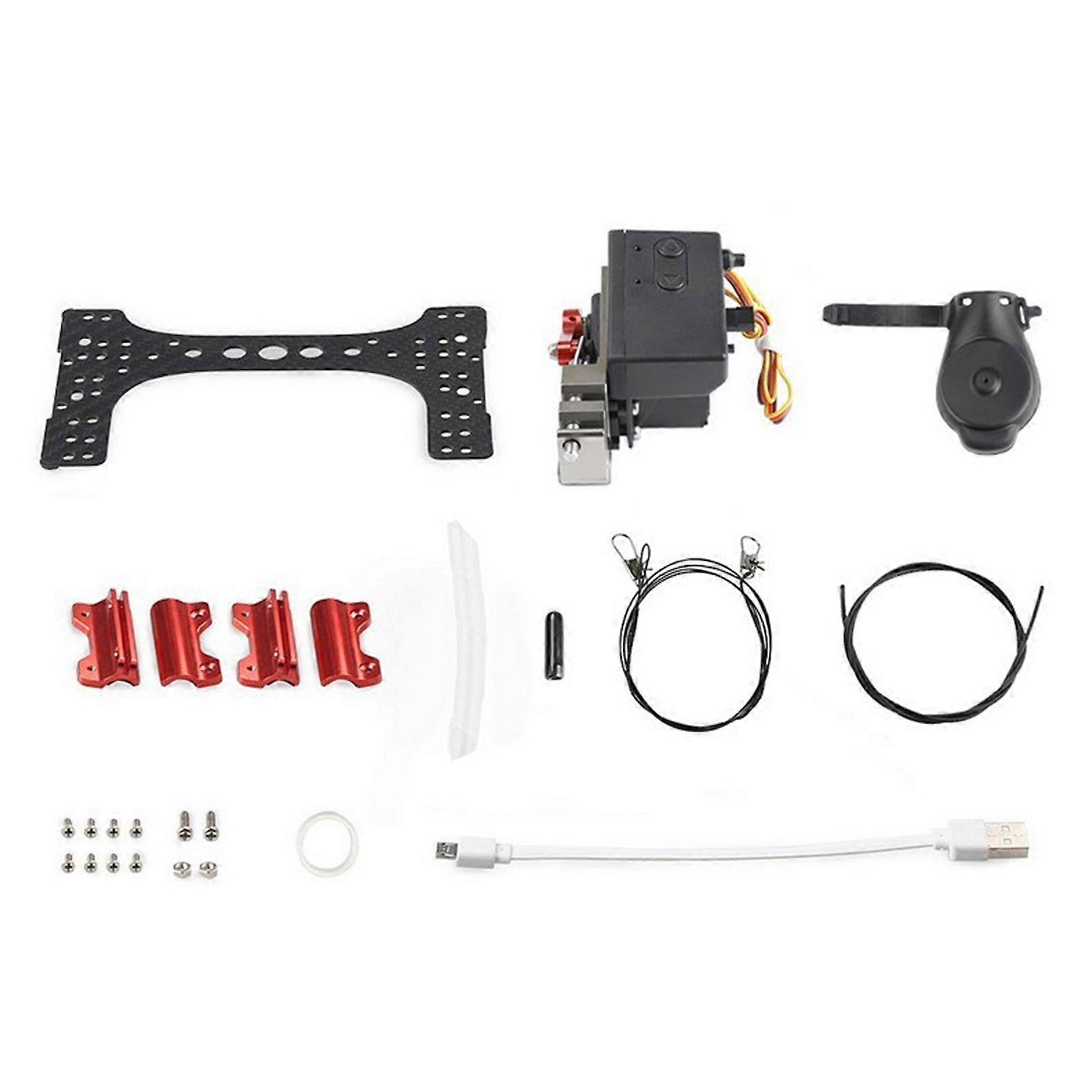 1 Set Airdrop System with USB Charger Cable & Screws for Phantom 4 Drones