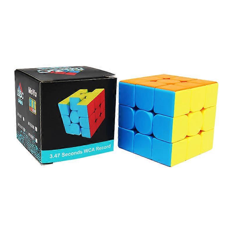 Lefun Full Sticker Gear Puzzle Magic 3x3 Cubes Speed Cube Professional Logic Game Educational Toys Autism Kids Toys brain Games