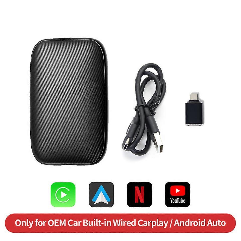 MINI Ai Box Wireless CarPlay Android Auto For Netflix YouTube Android closed system For Lincoln Navigator Continental Nautilus